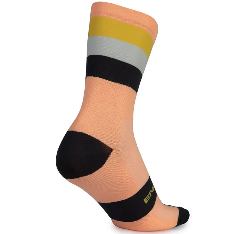Endura Bandwidth Socks Neon Peach-1